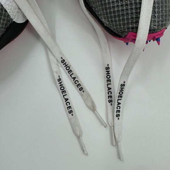 Nike x Off-White Black Laser Fuchsia Vapor Street Sneakers Size 7 - Picture 12 of 12
